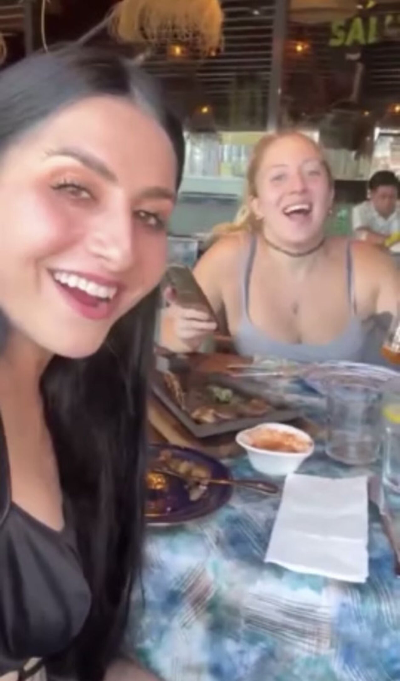 blonde brunette teen