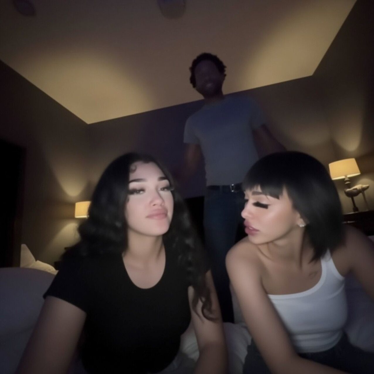 threesome latina curly