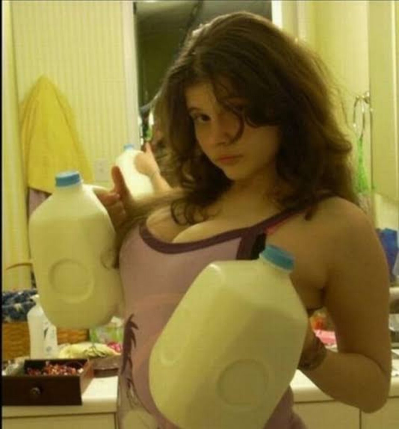brunette big boobs huge boobs