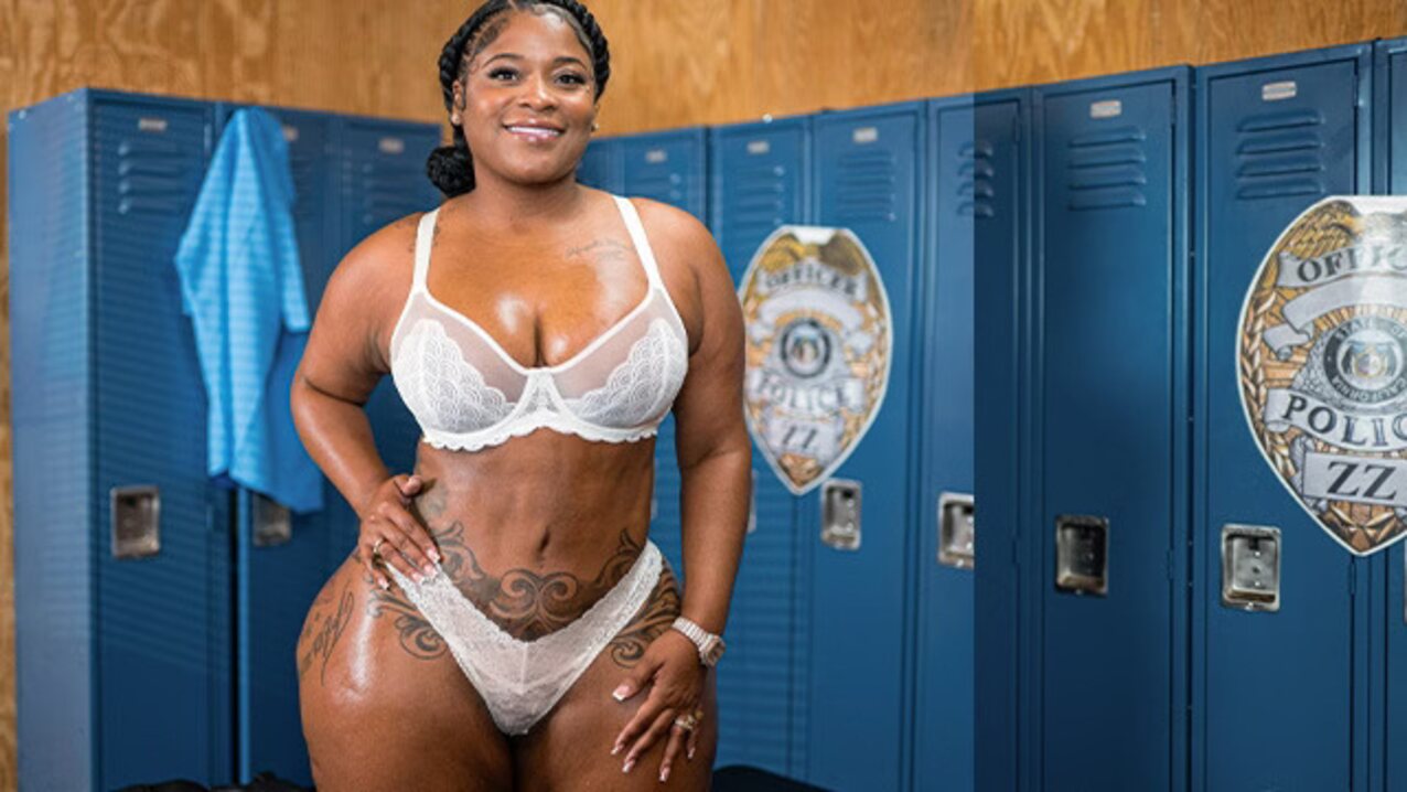 black cop big tits