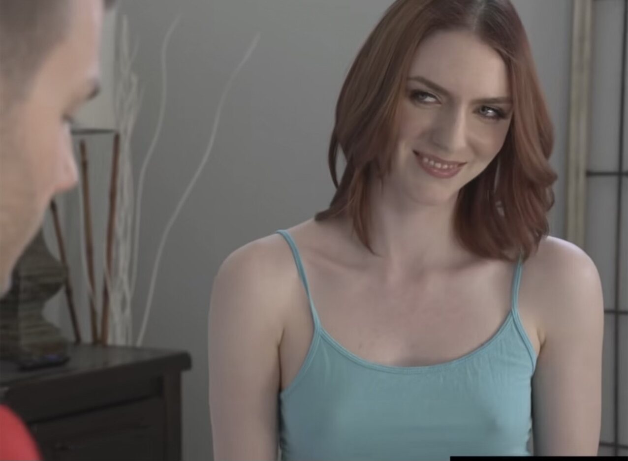 teen redhair small tits
