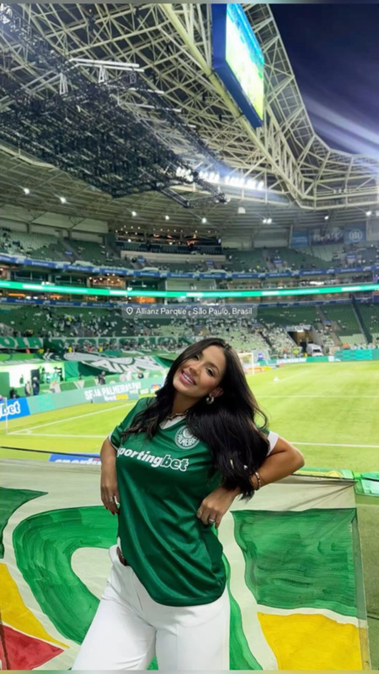 beautiful football fan pretty