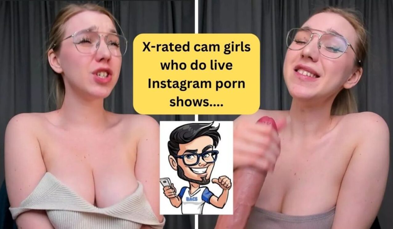 porn ad glasses handjob