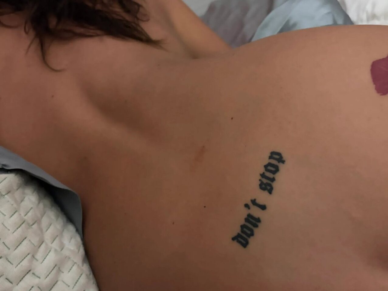 tattoo big ass brunette