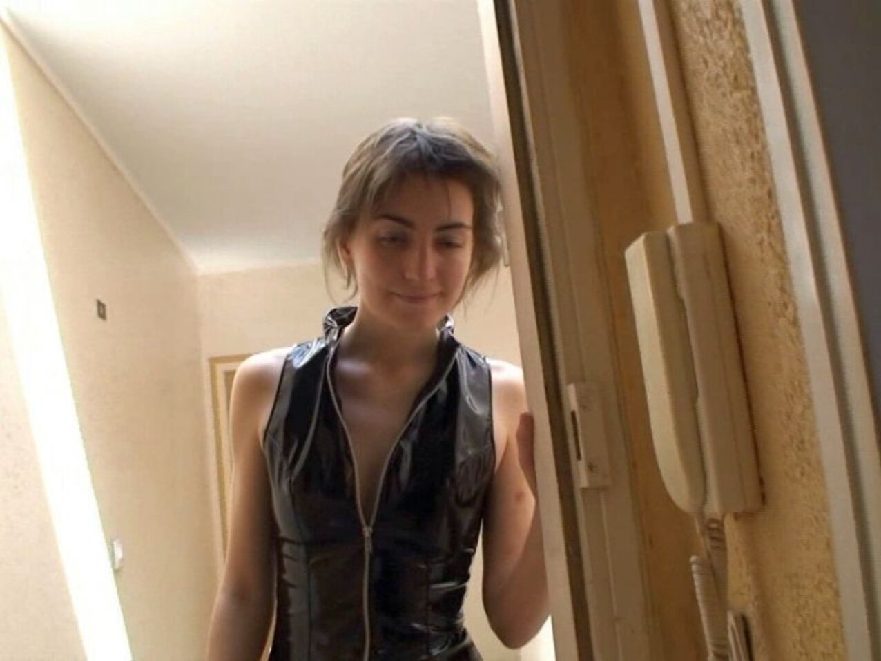 anal threesome latex
