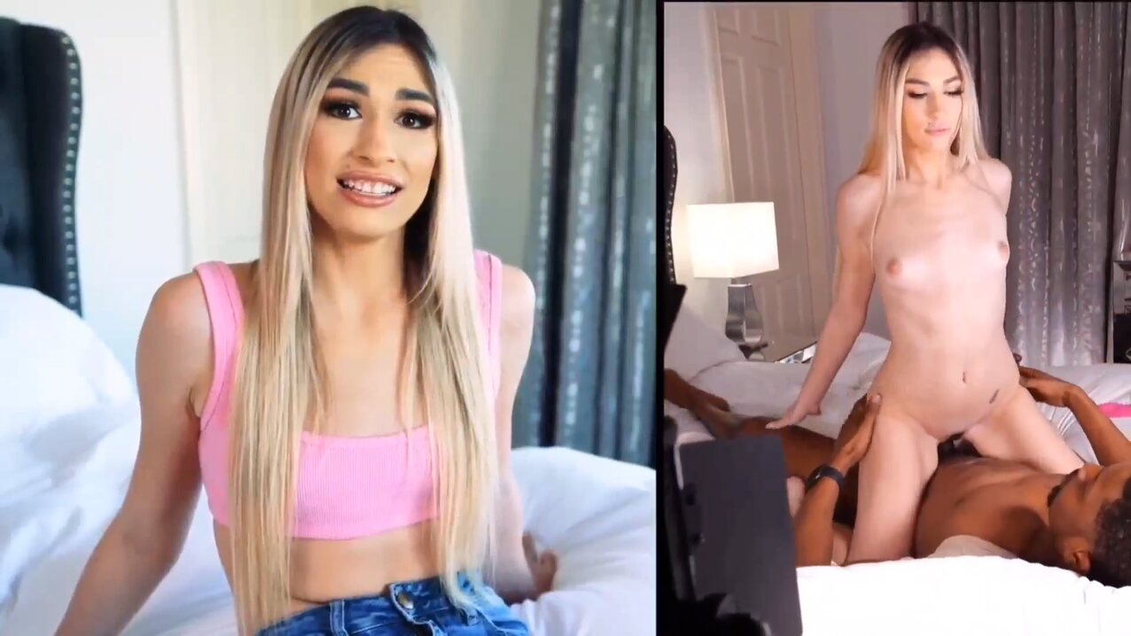 blonde teen bang