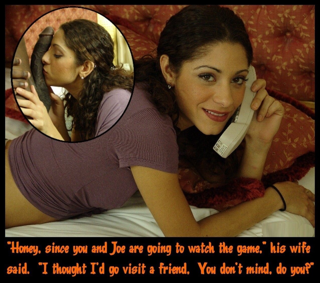 phone captions hotwife