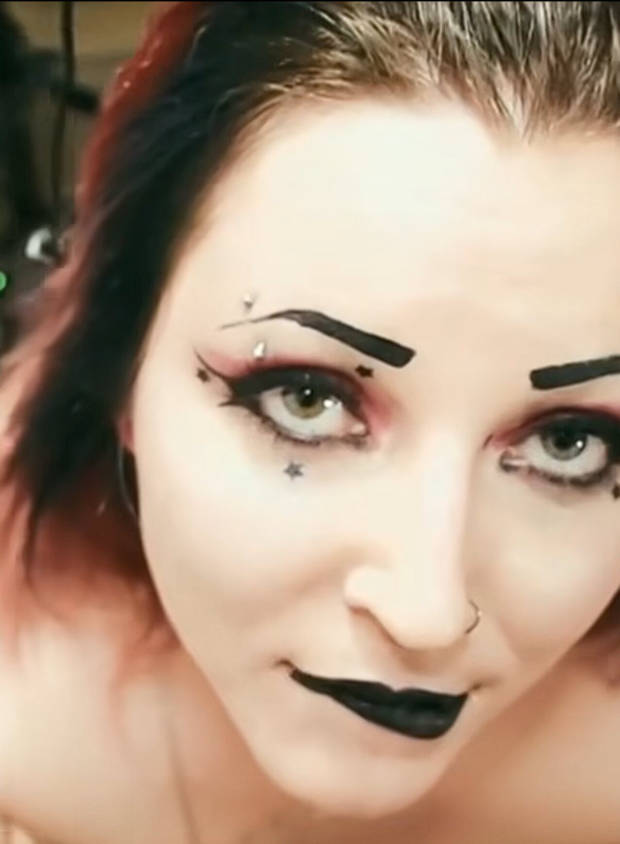 goth emo facial