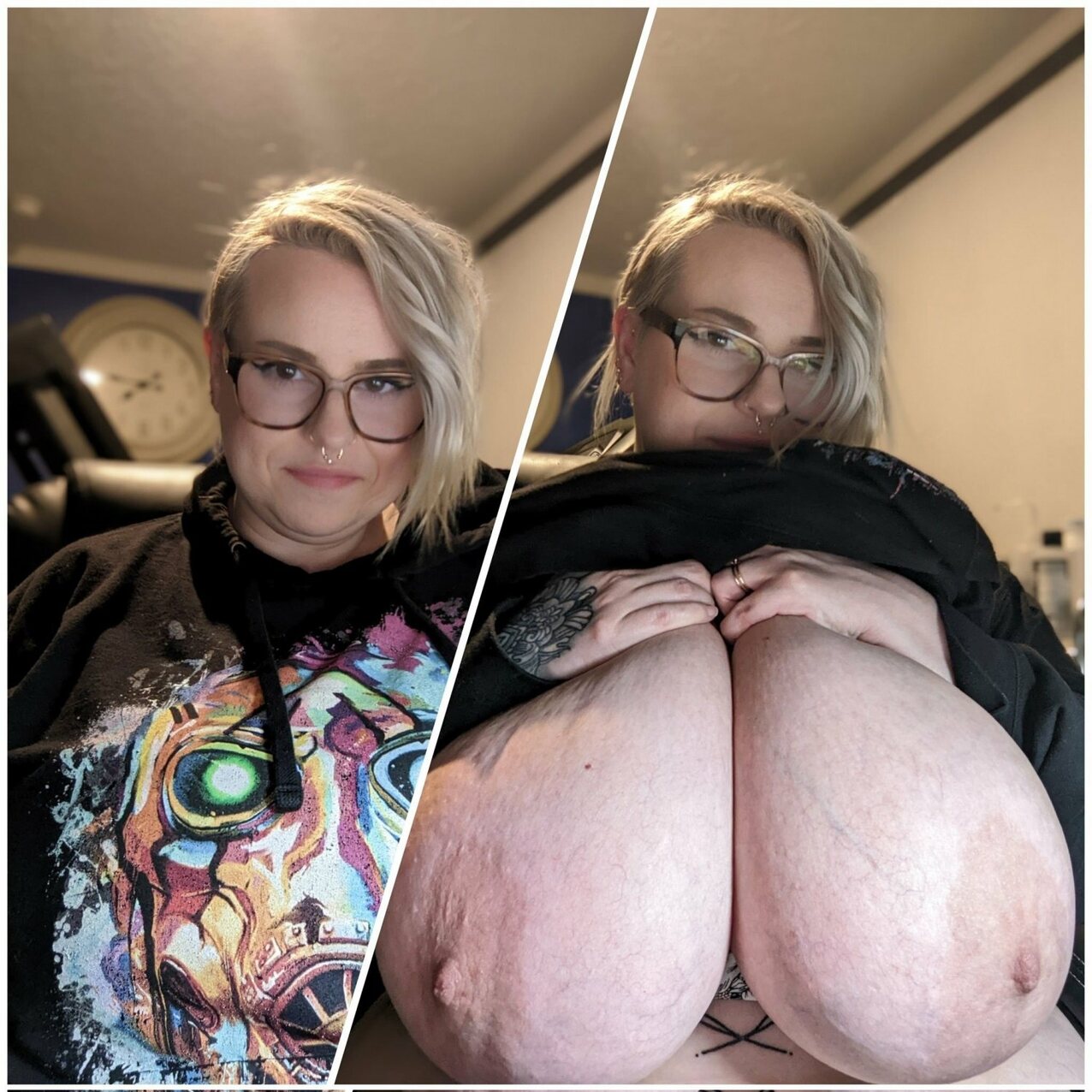 goth amateur blonde