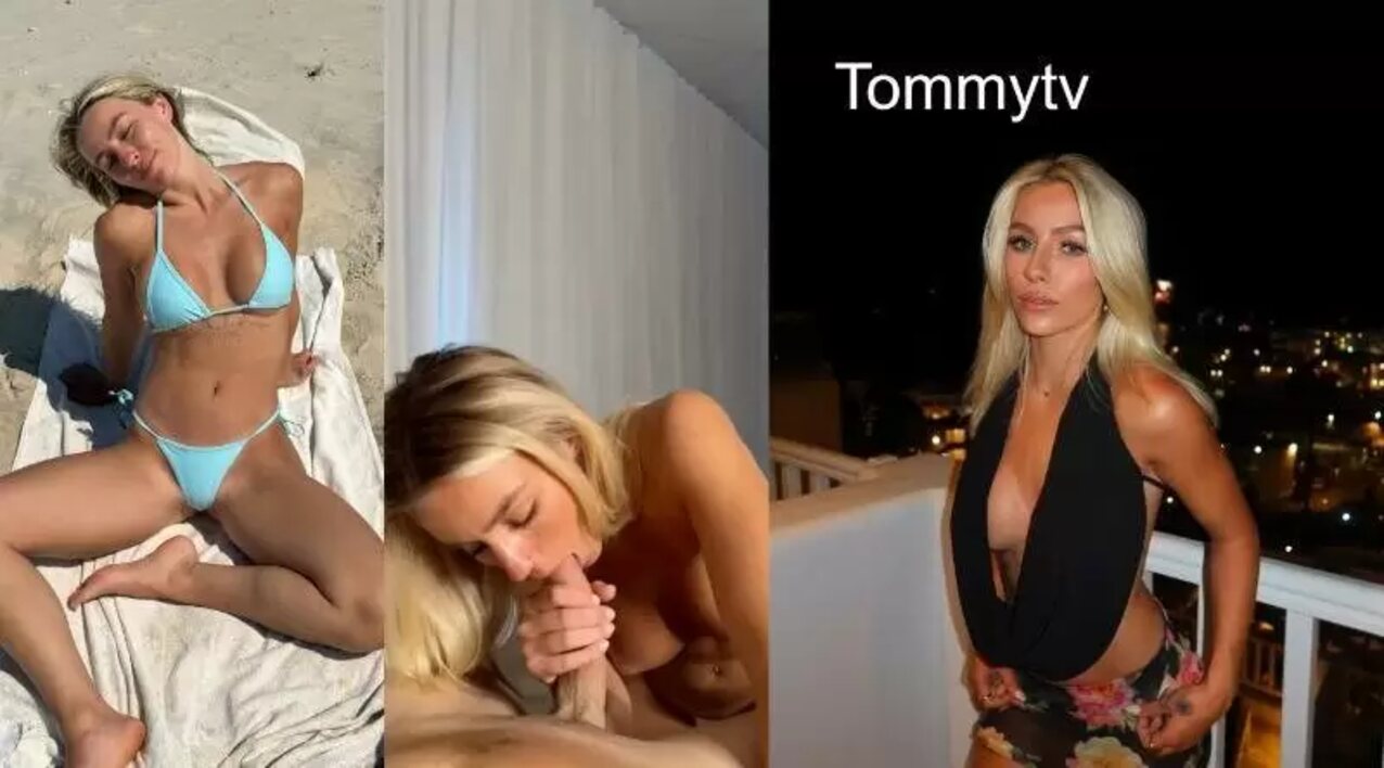 blonde skinny fake tits