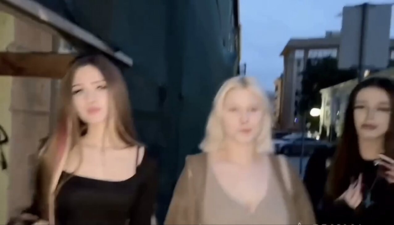 public abandoned place foursome