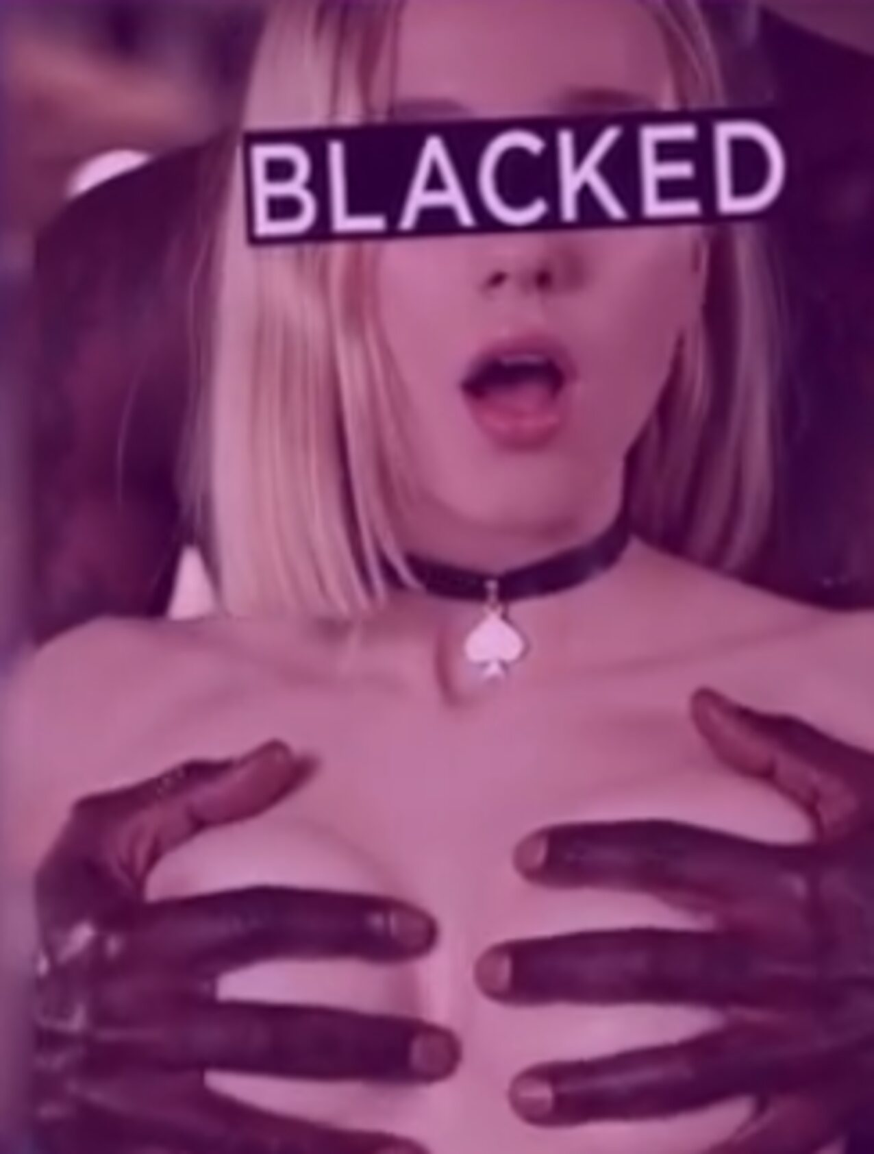 blonde shorthair interracial