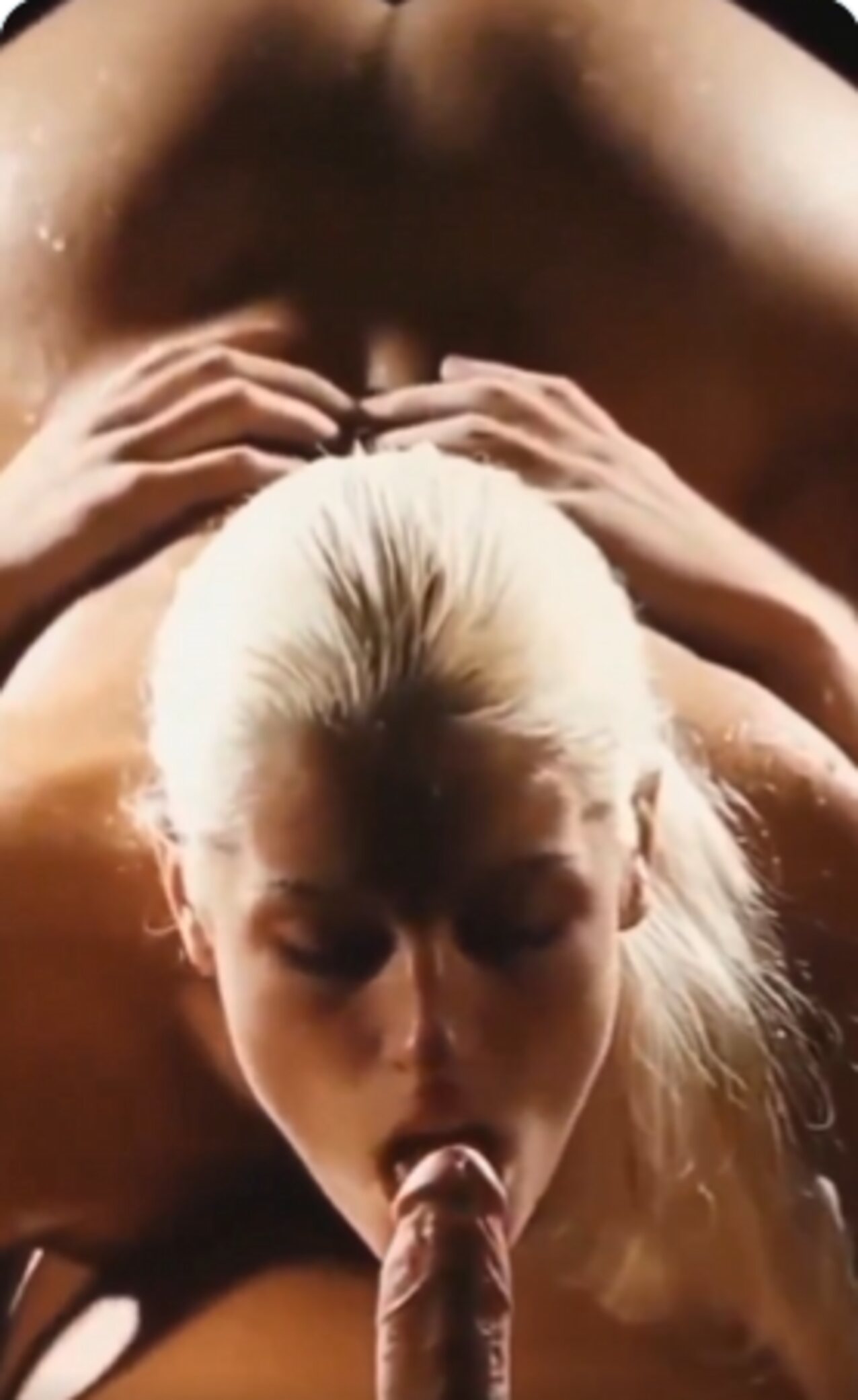 blonde blowjob video
