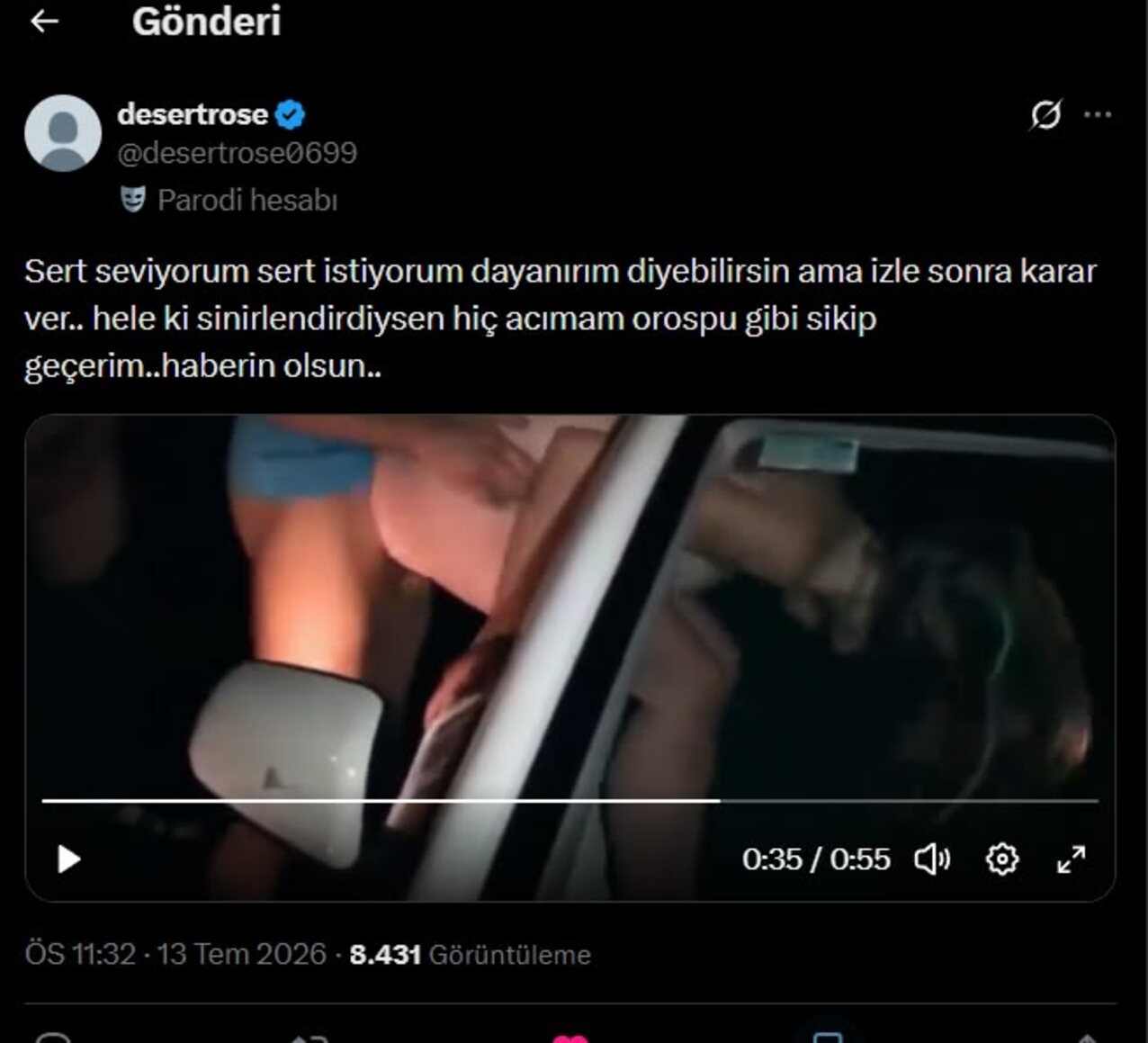 brutal hardcore in the car