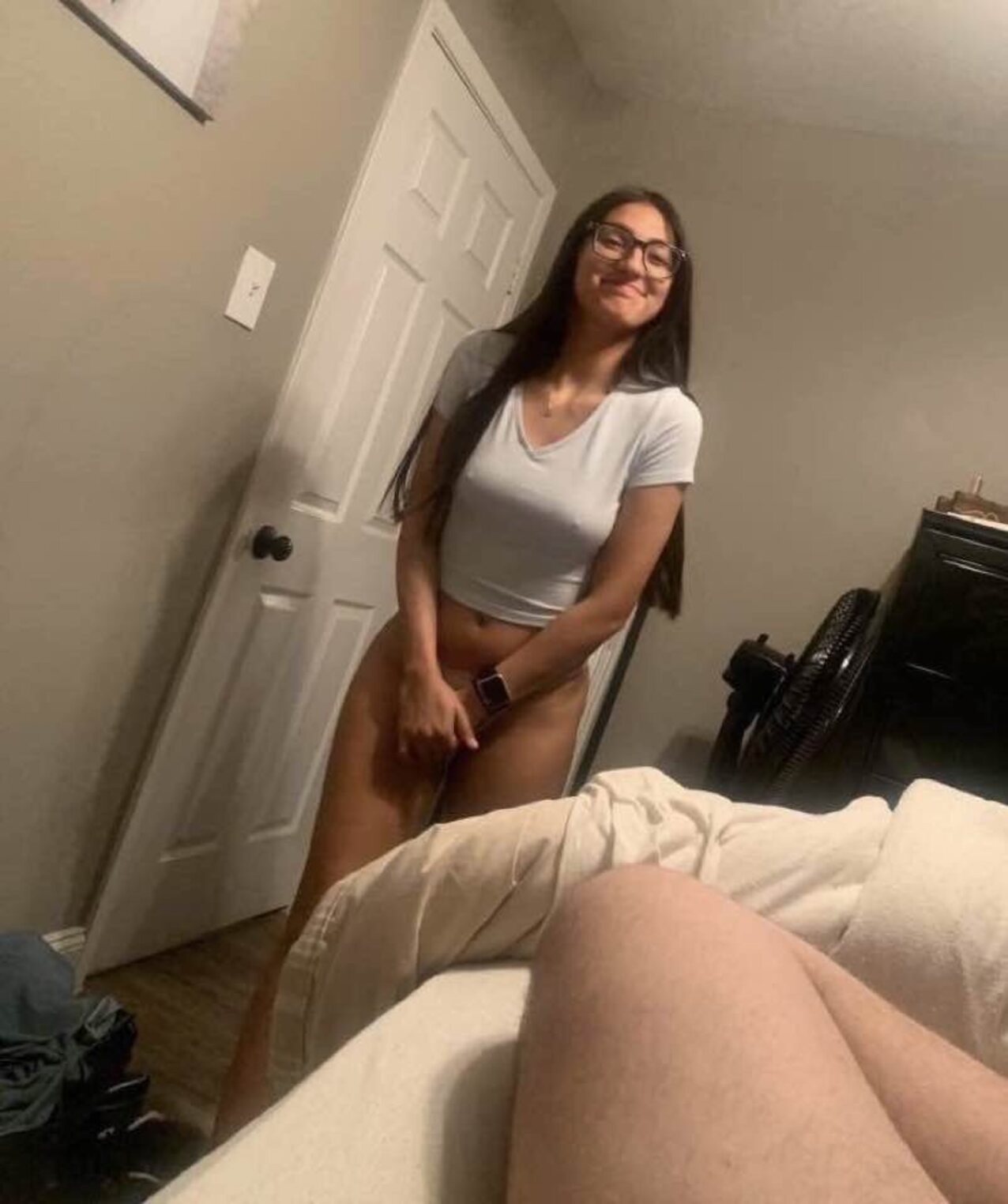 latina glasses tits