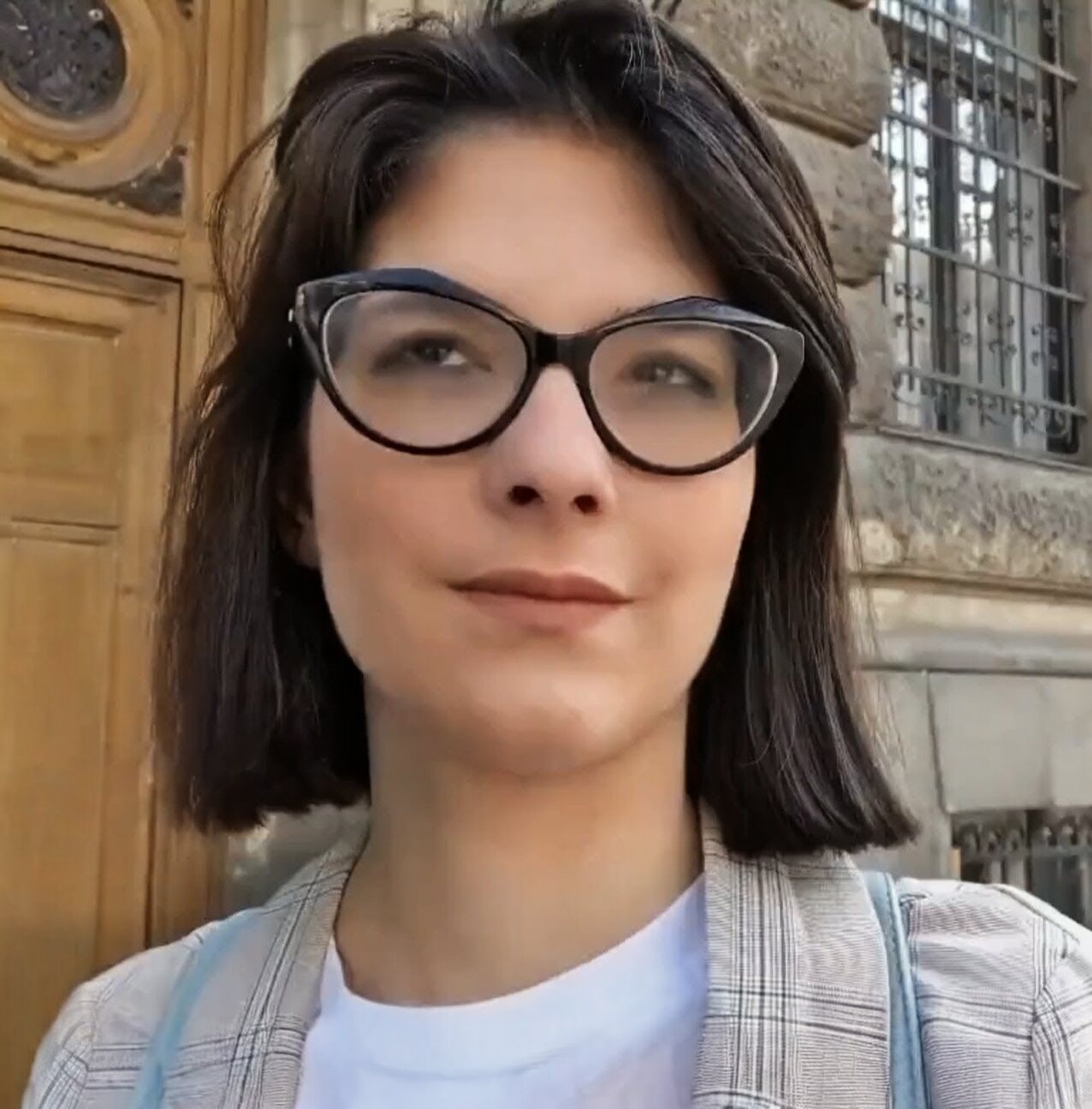 glasses brunette cute
