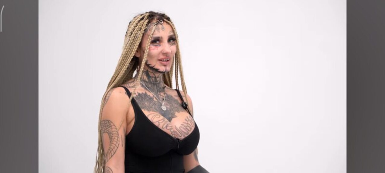 tatoo goth femdom