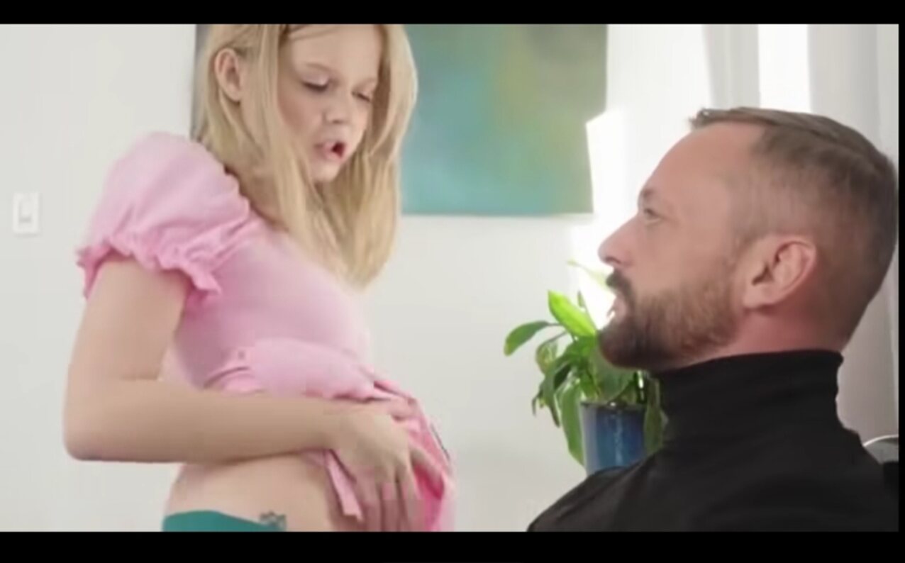 porn ad tiny blonde