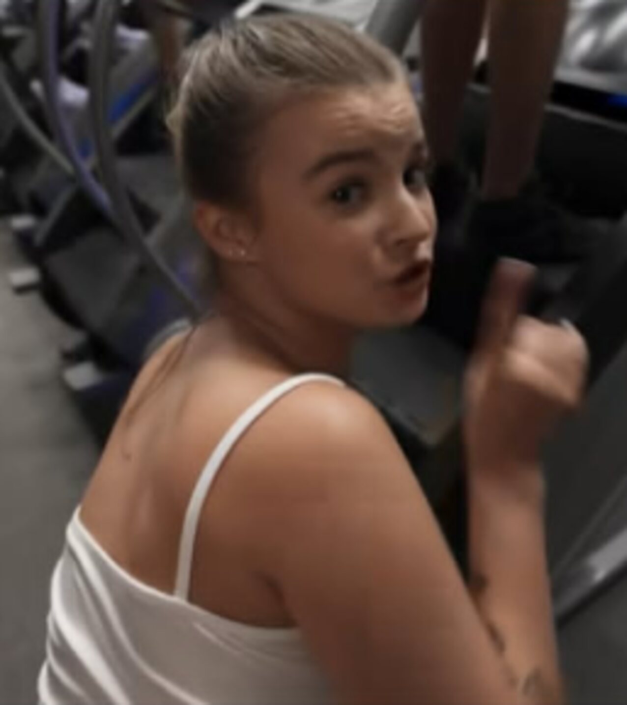 public blowjob gym