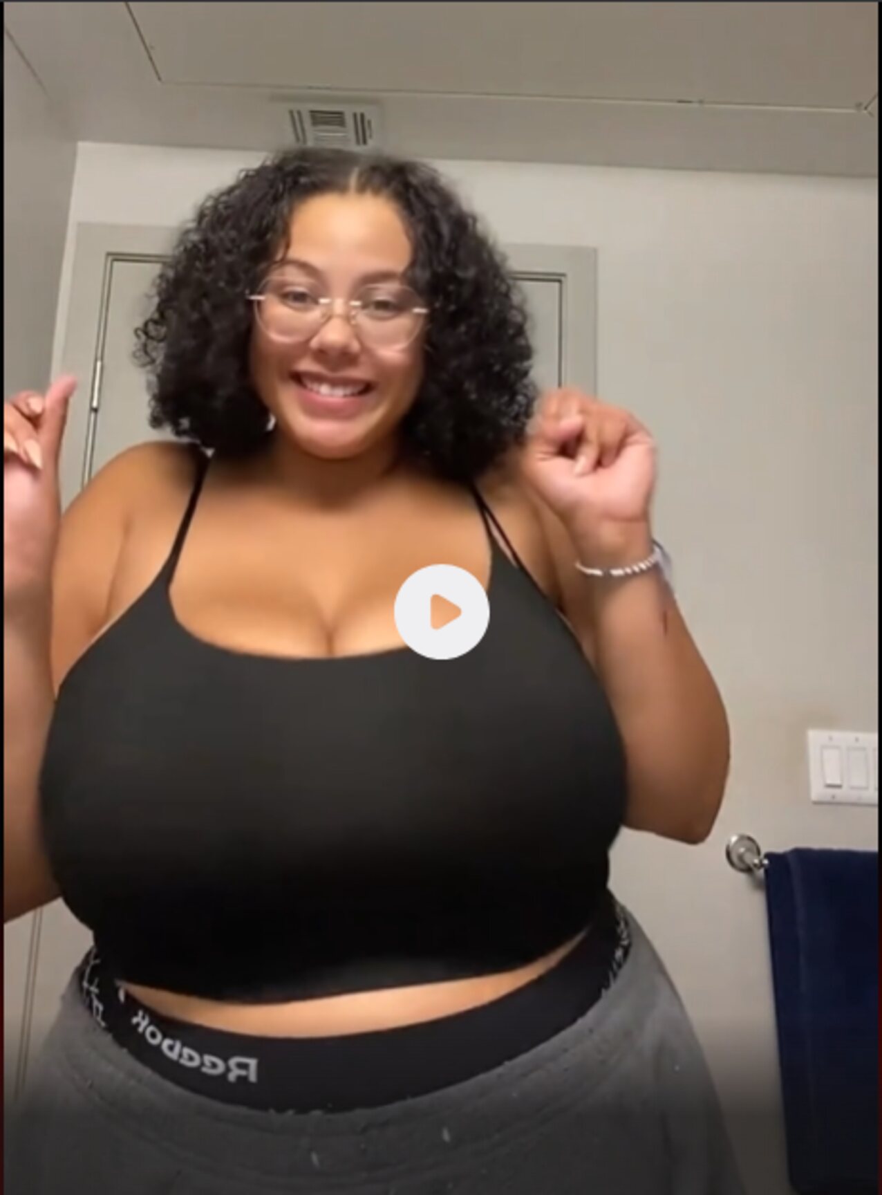 glasses busty big tits