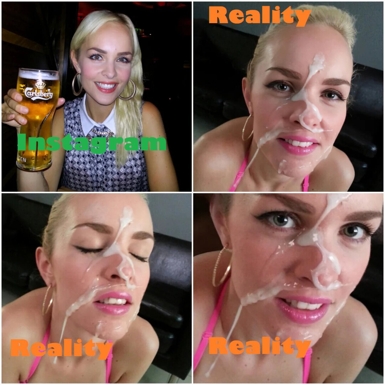 blonde athletic facial