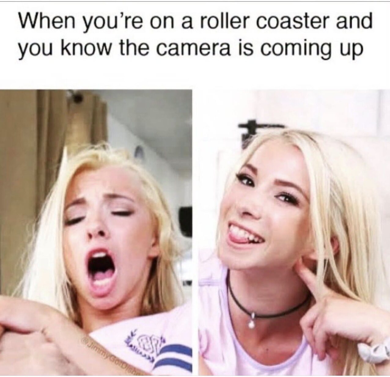 white blonde porn meme