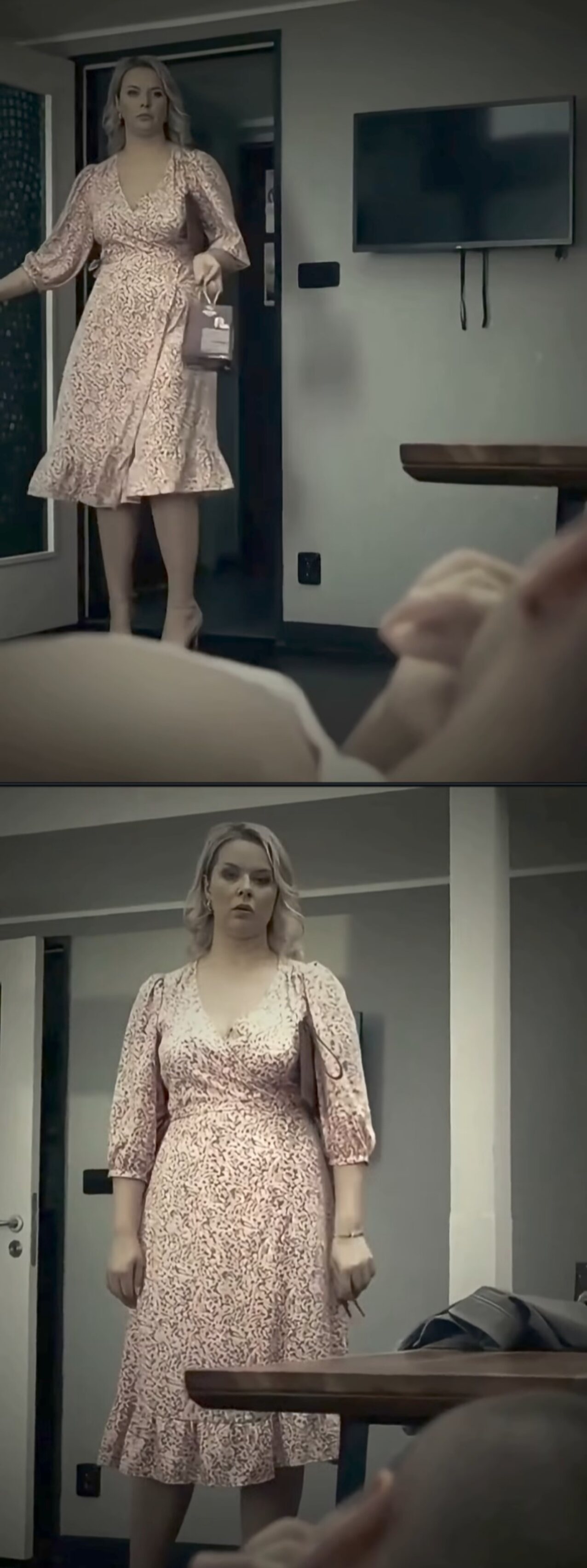 blonde milf dress