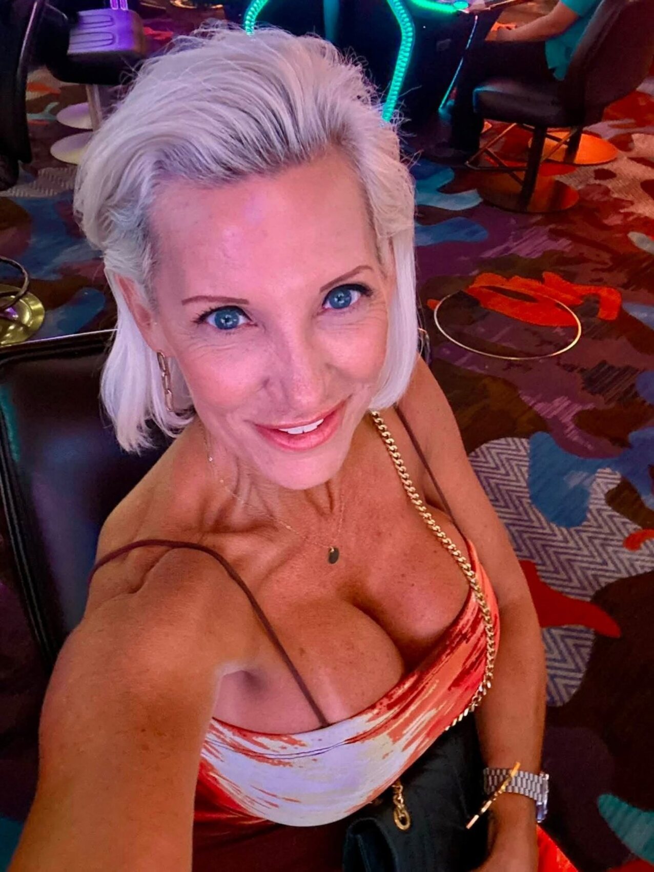 busty fake tits bimbo