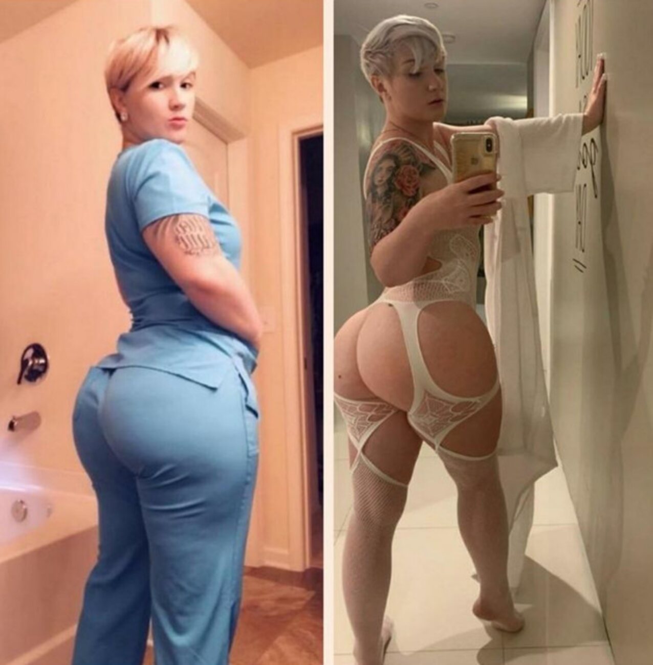 nurse ass thick