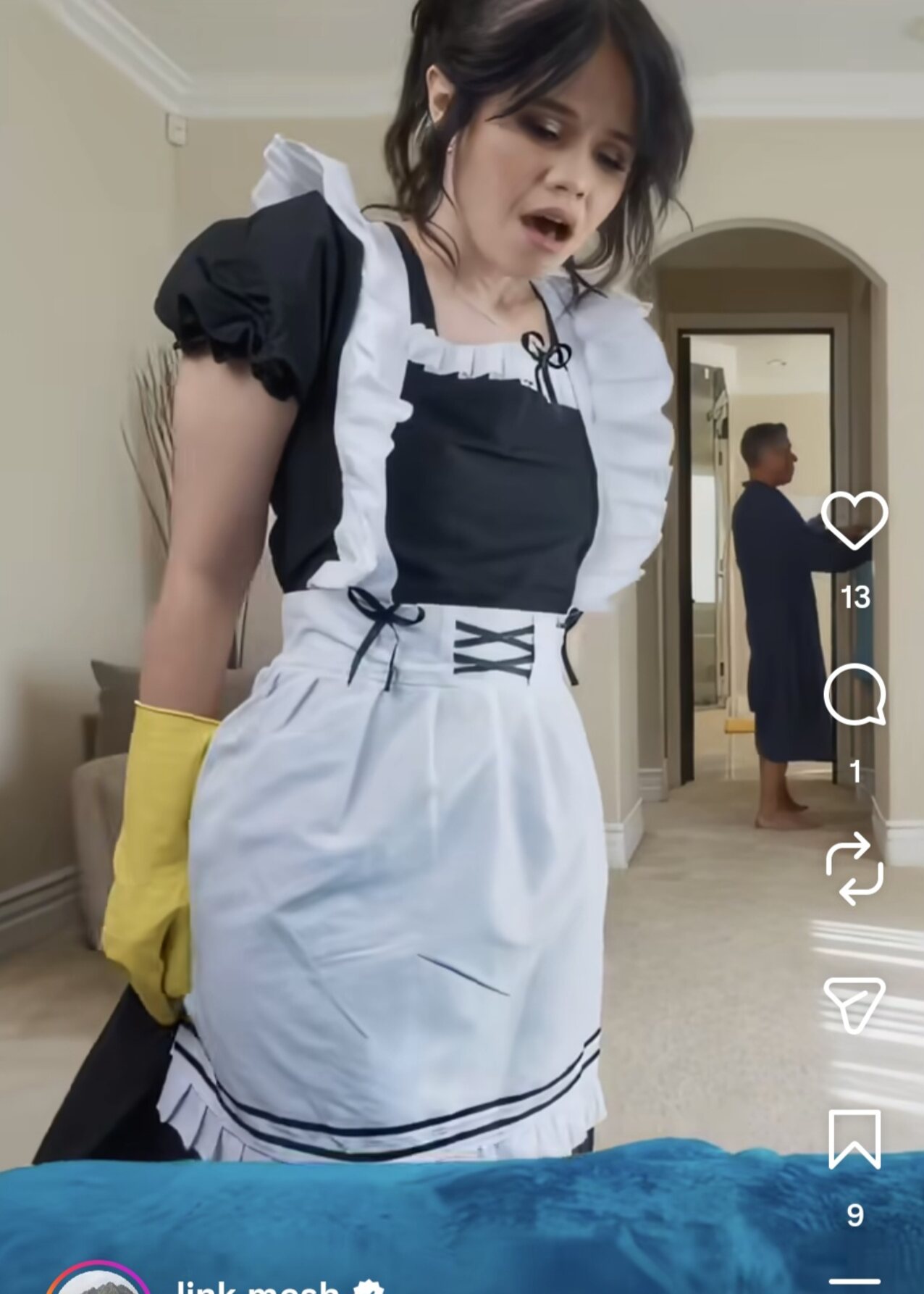 maid brunette bigtits