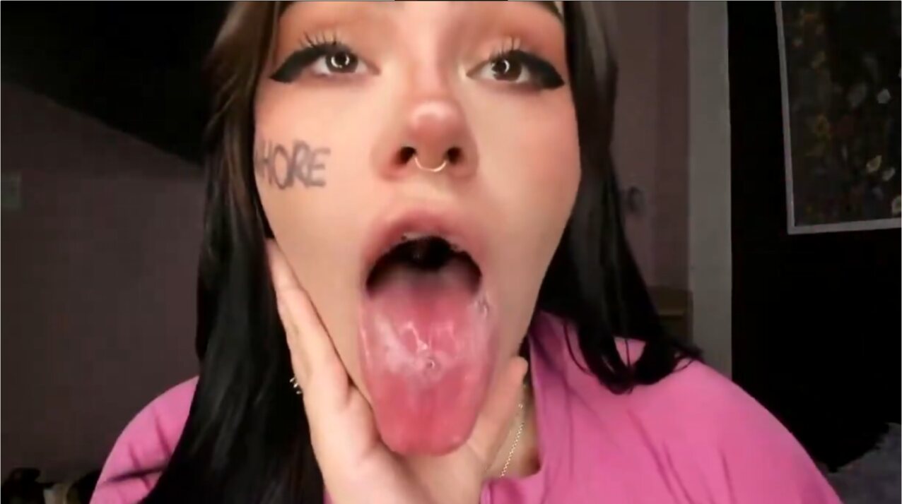 spit play drool dark hair