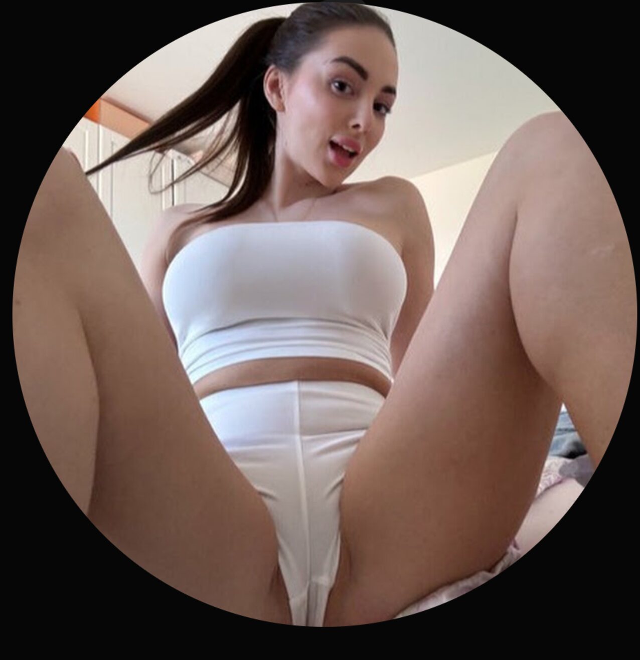 big tits white fingering
