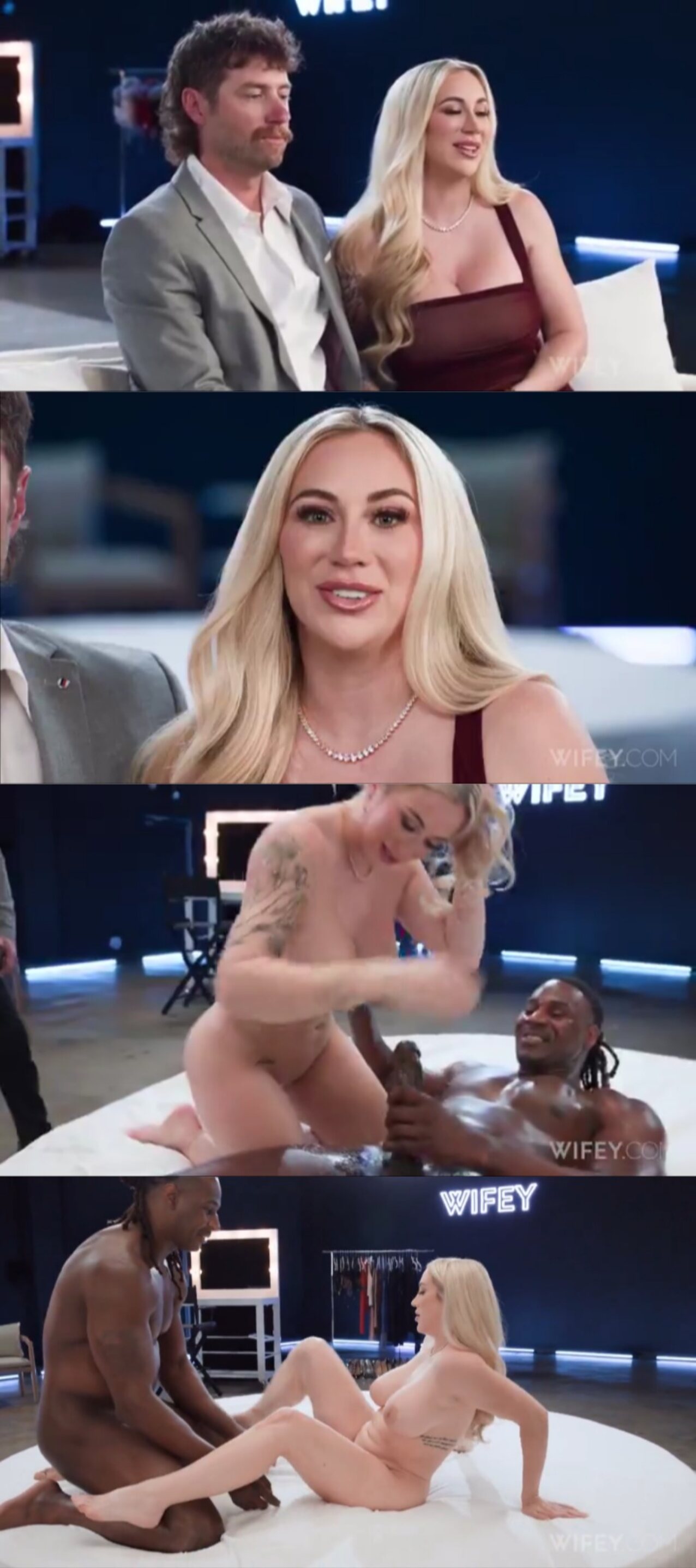 blonde cheating bbc