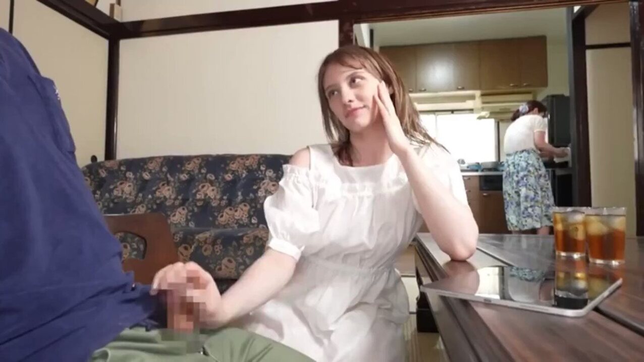 blonde girl japanese blowjob