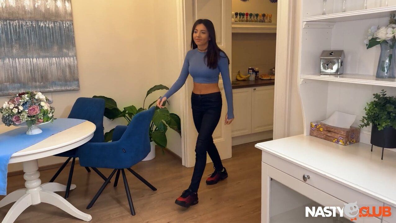 cheating brunette skinny