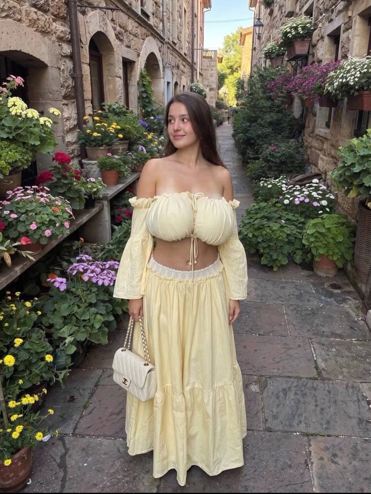 dress huge tits cute