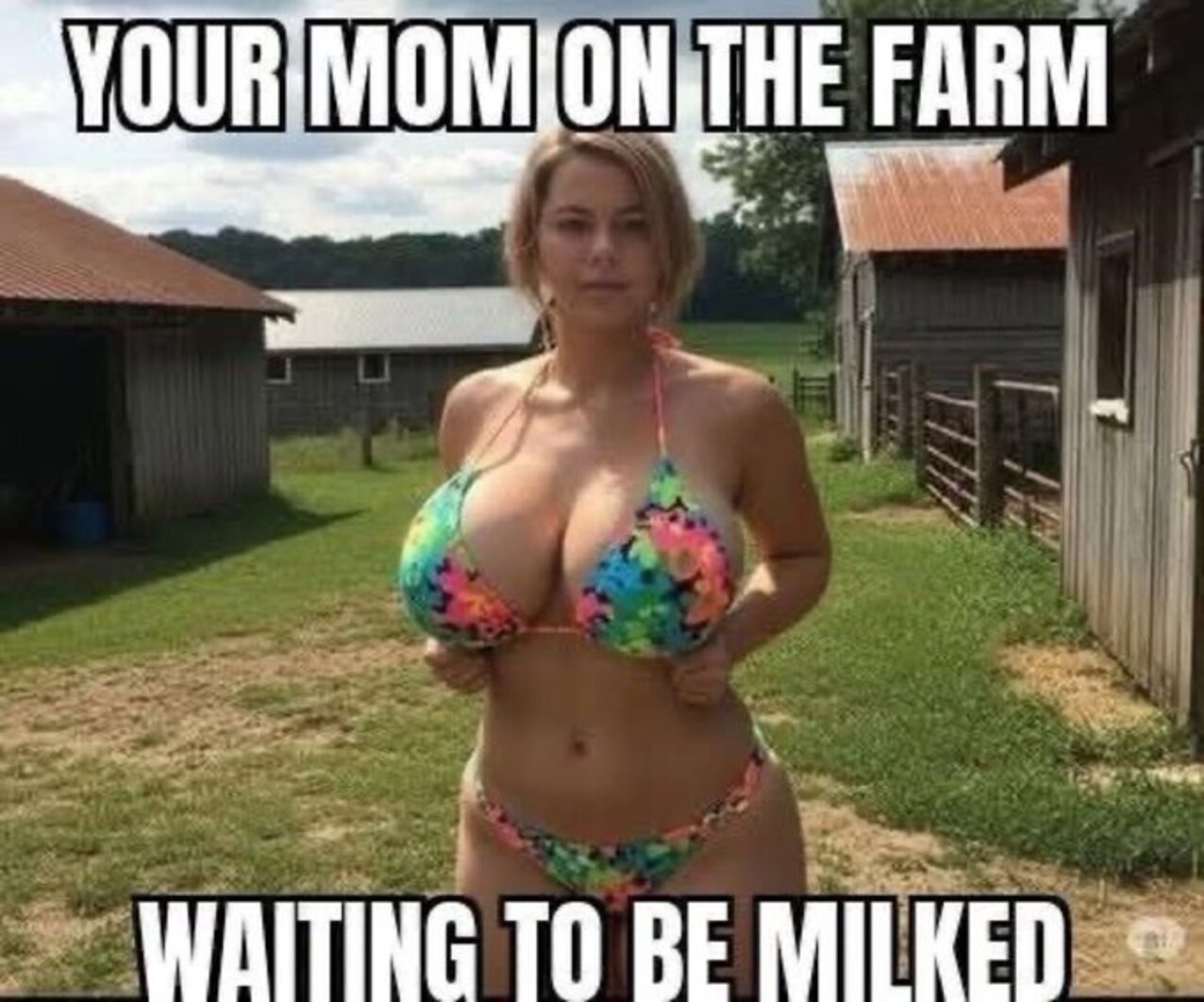 big tits brunette milf
