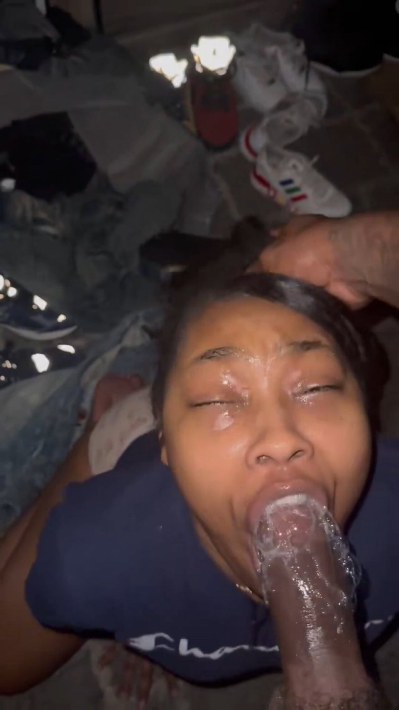 ebony amateur deepthroat