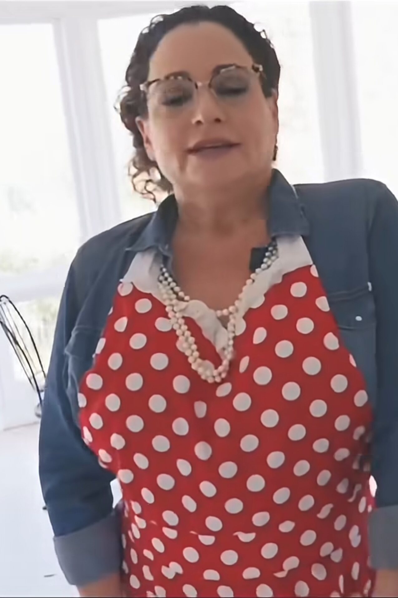 mature granny dark hair