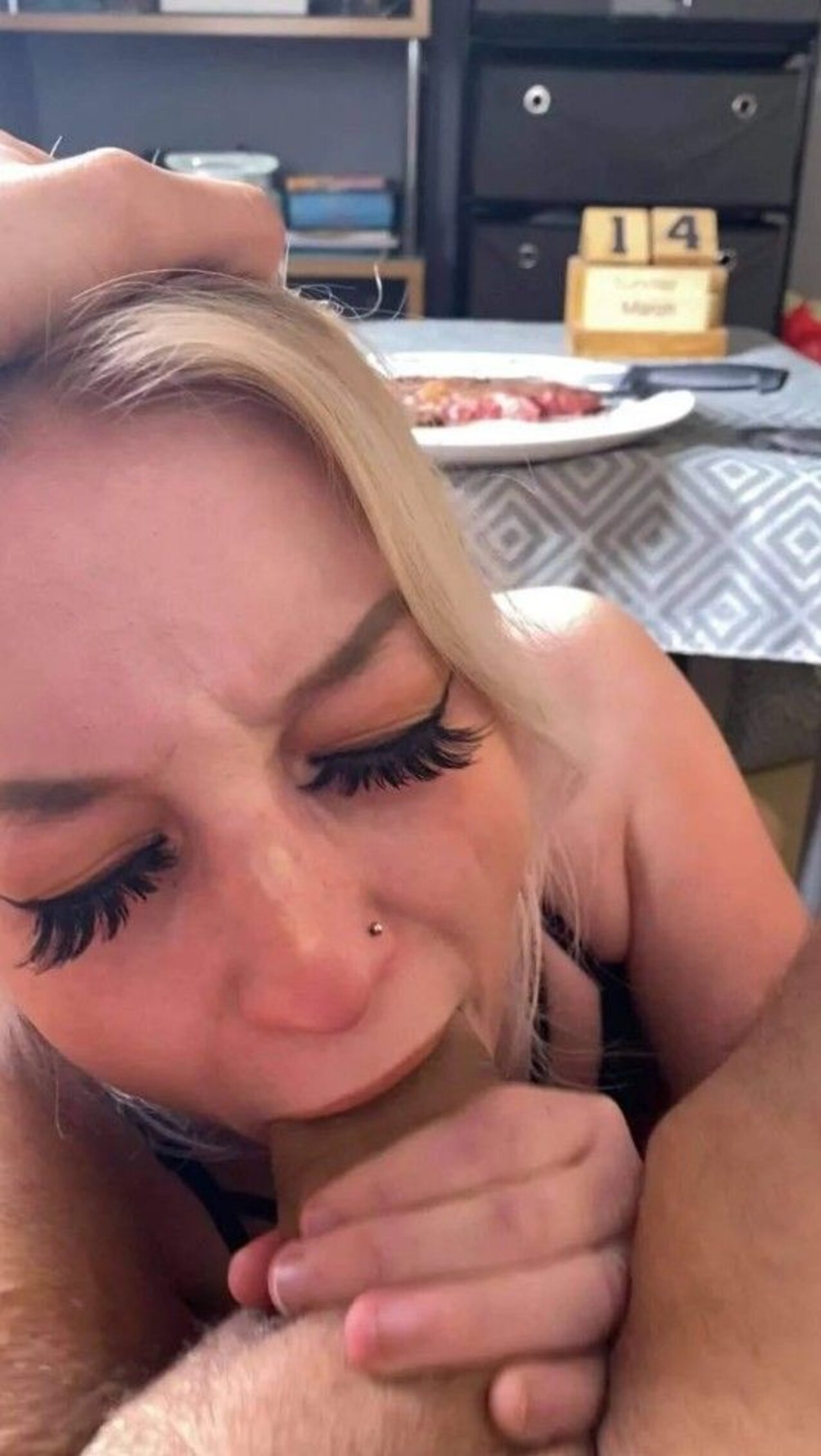 blonde blowjob biglashes
