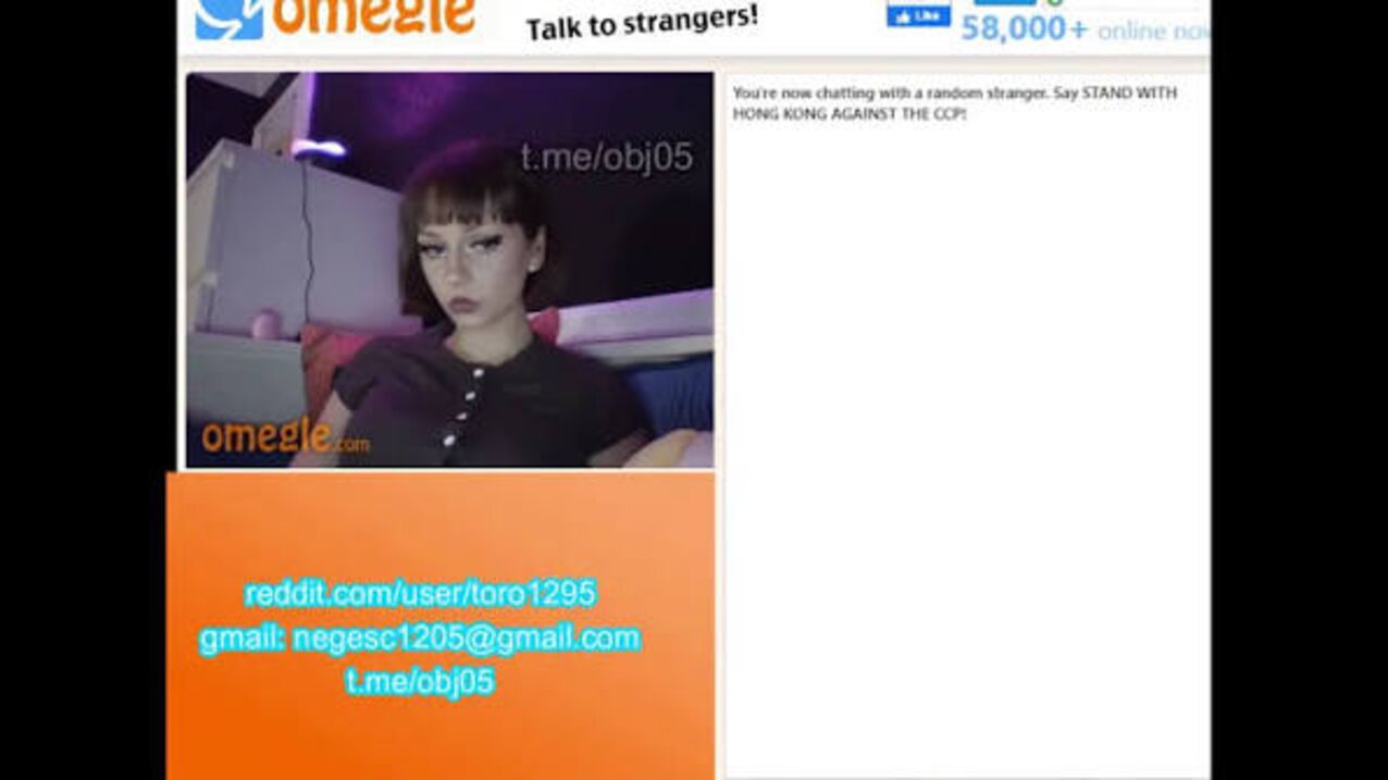 goth omegle cam