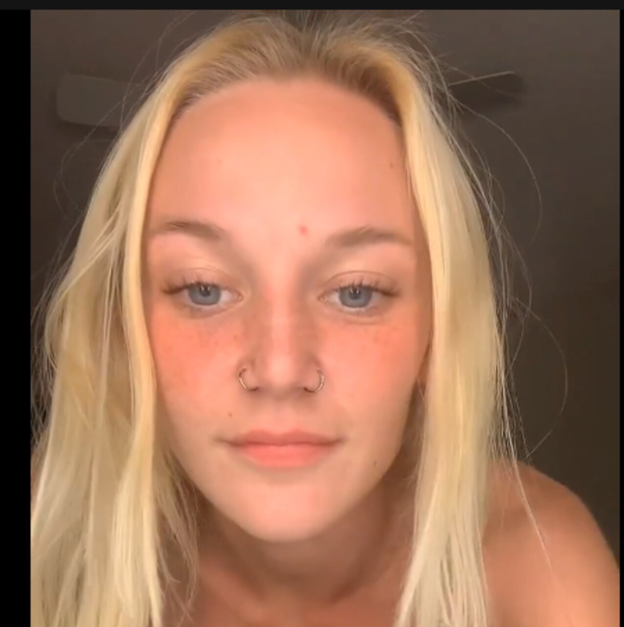 blonde teen piercing