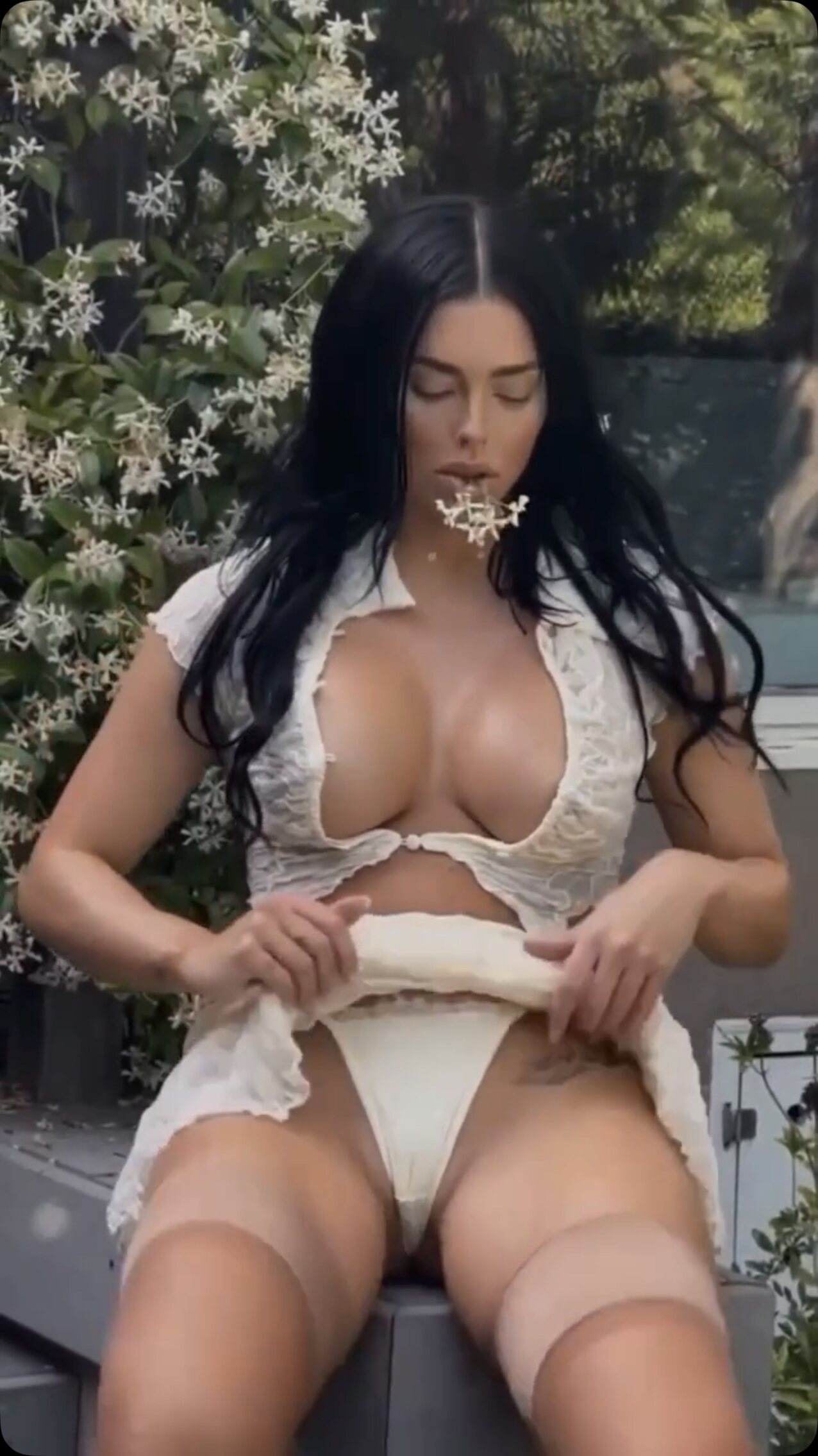 big tits tattoo black hair