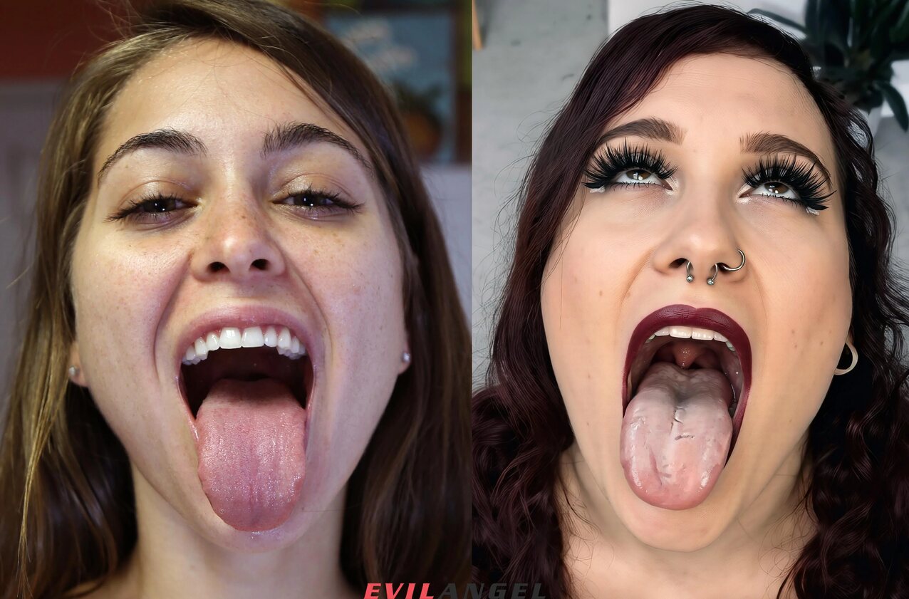 evil angel tongue piercing