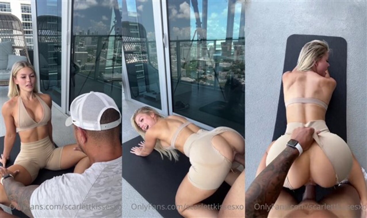 scarlett kisses only fans yoga