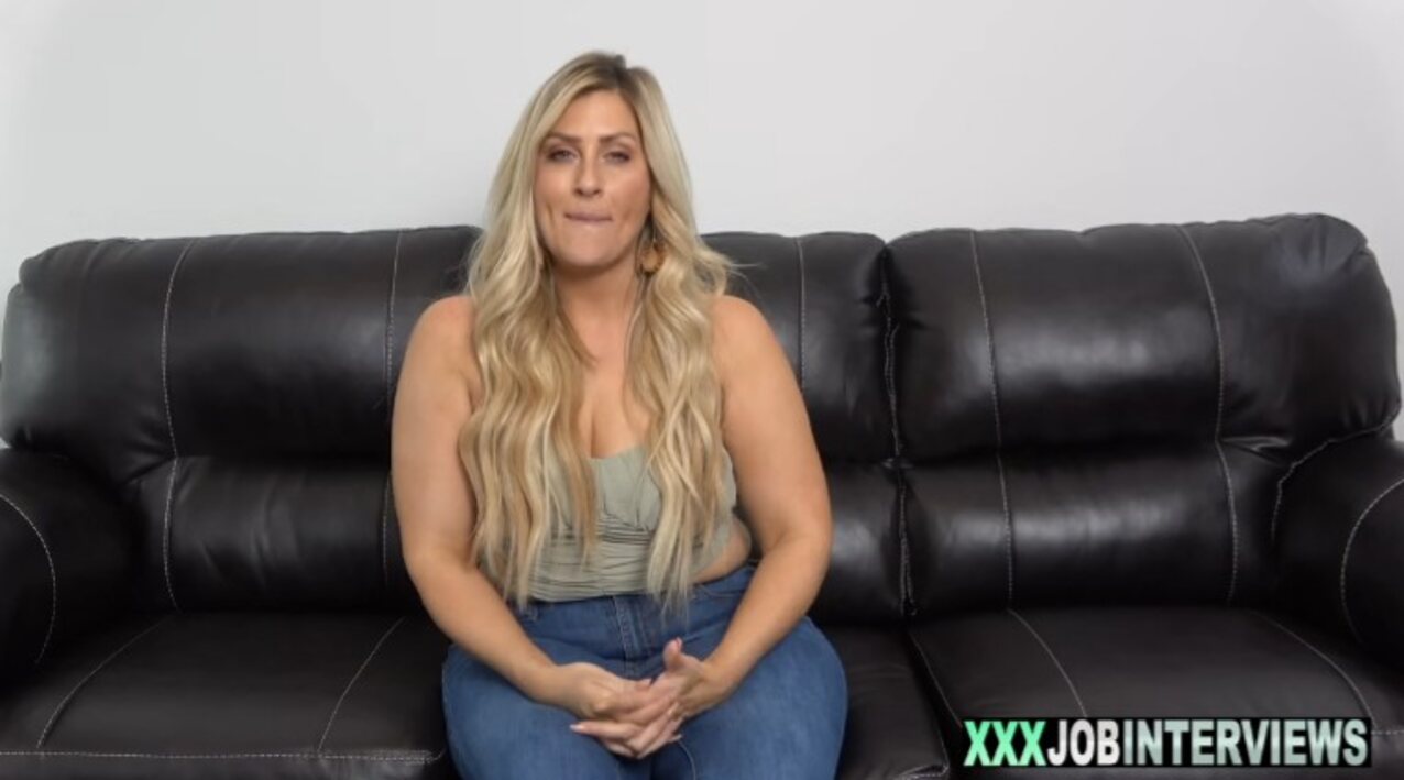 blonde clothed couch