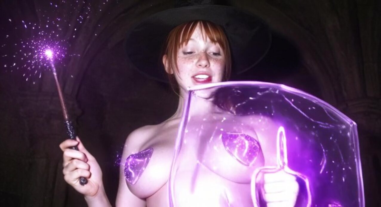 white girl big tits handjob
