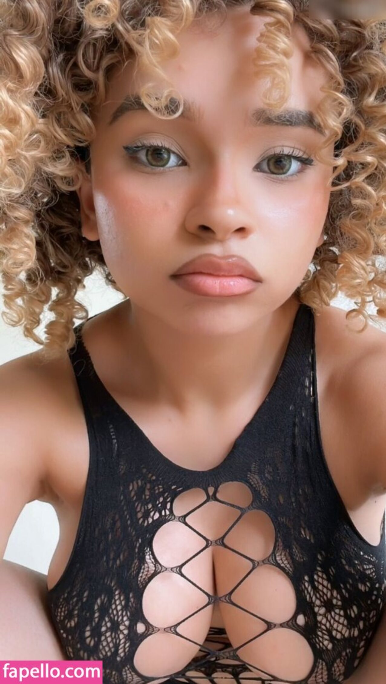 curly ebony tits