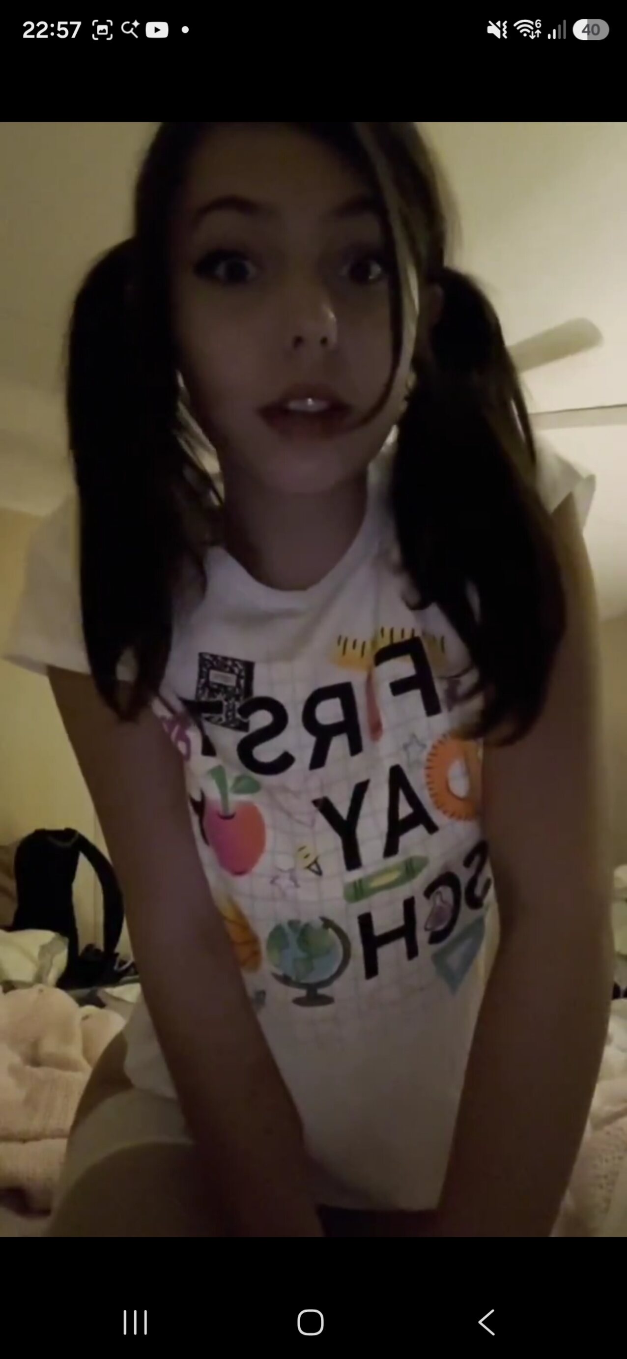 camgirl solo pigtails