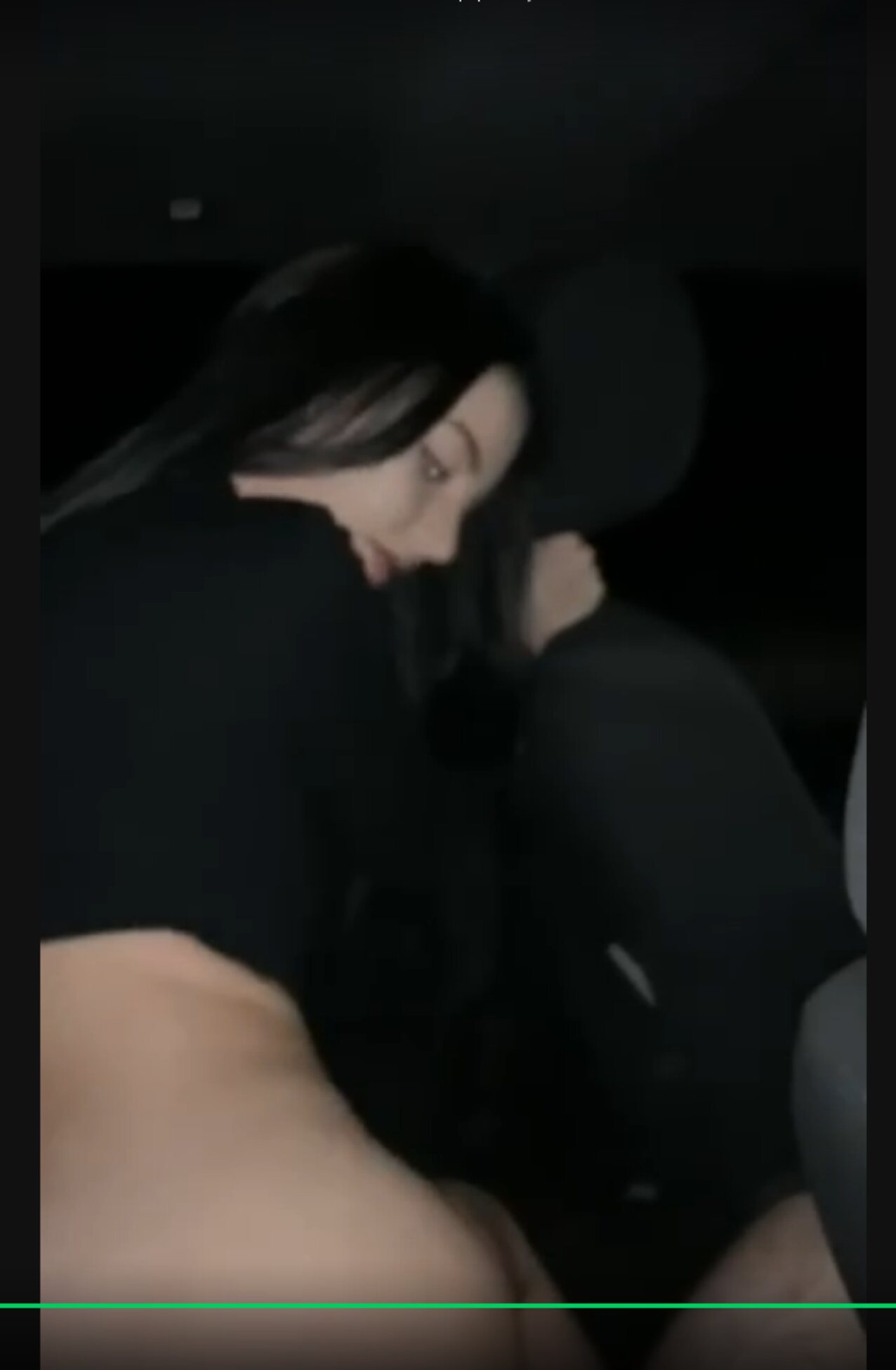 dark hair car pov